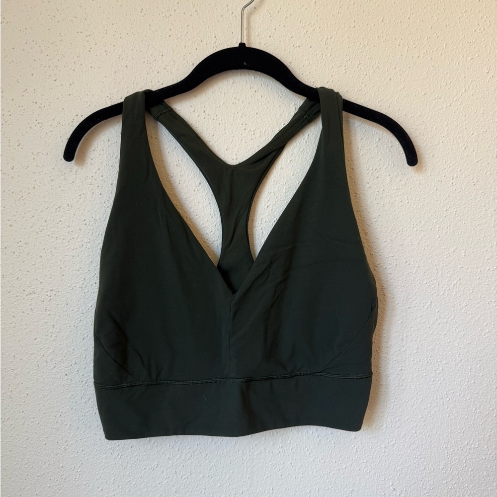 Athleta Olive Green Sports Bra